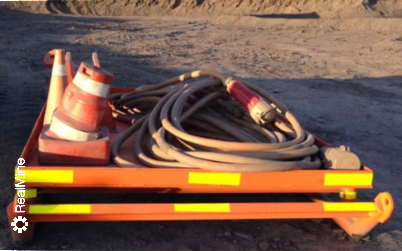 Skid Prancha — solução RealMine para mineração